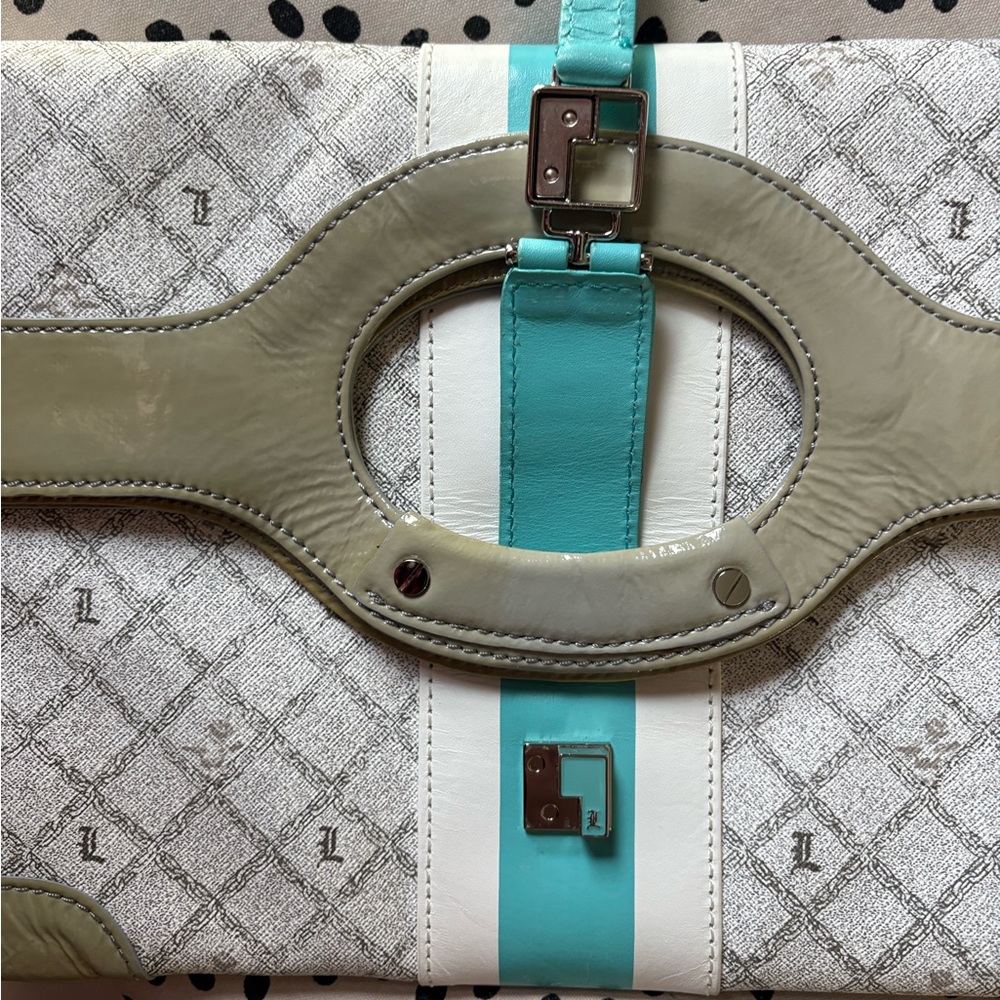 L.A.M.B. Carlisle Foldover Clutch - Picture 3 of 7